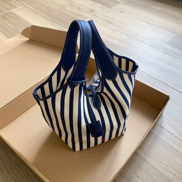 Polo Ralph Lauren Medium Polo Play Striped Tote Bag - Picture 3 of 10